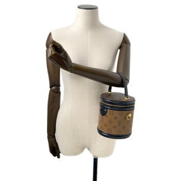 Louis Vuitton Monogram Reverse Cannes Handbag Black Vanity Bag - Picture 4 of 8